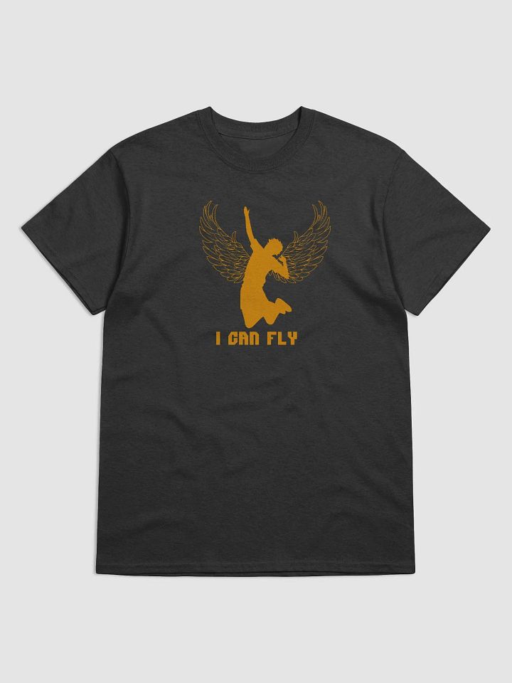 Hinata 'I Can Fly' Black Tee - Front product image (1)