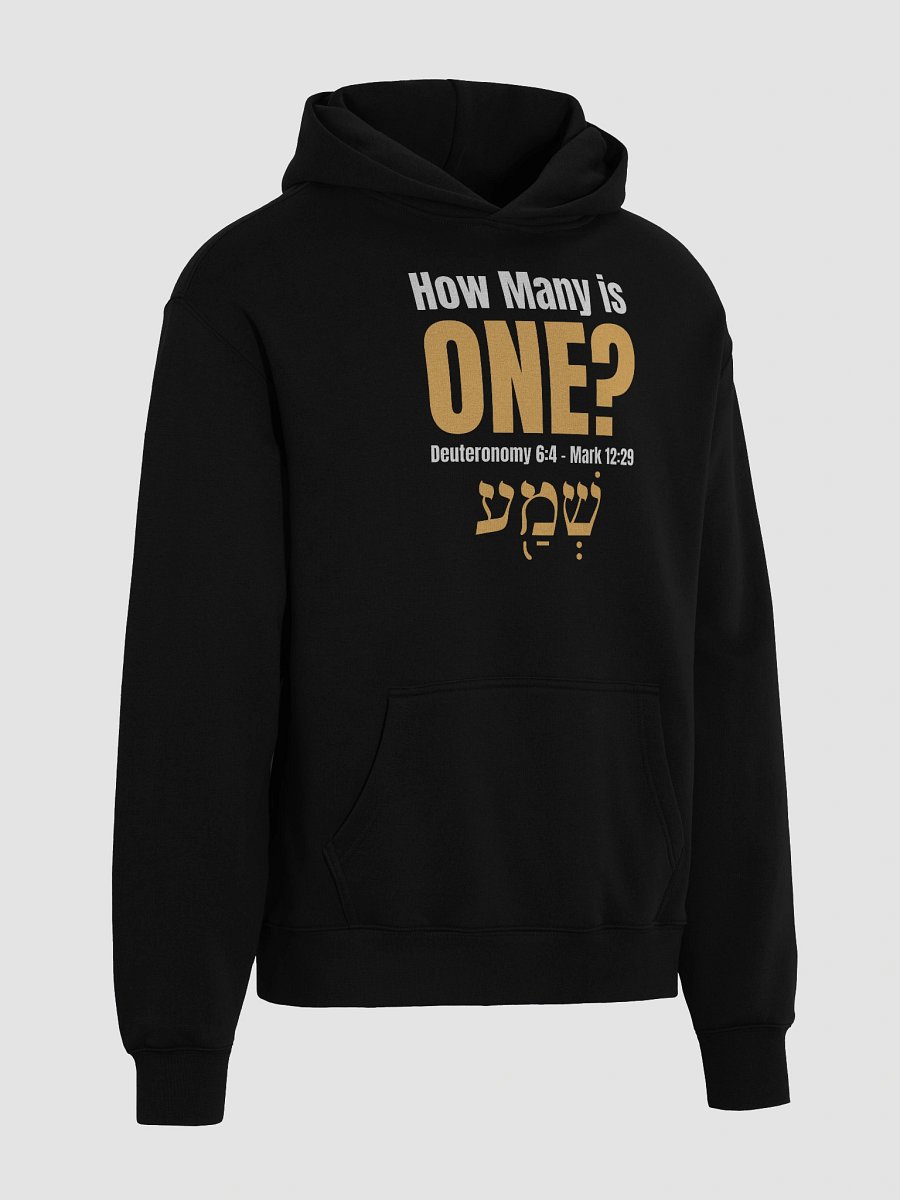 How Many is One Unisex Premium Oversized Hoodie (White Print) product image (11)