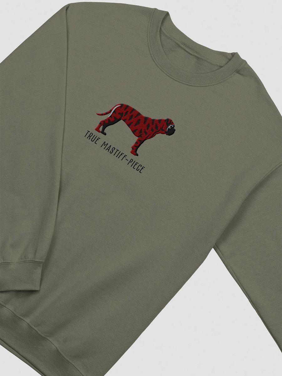 True Mastiff-Piece Sweatshirt (Embroidered) of an English Mastiff(Brindle) product image (12)