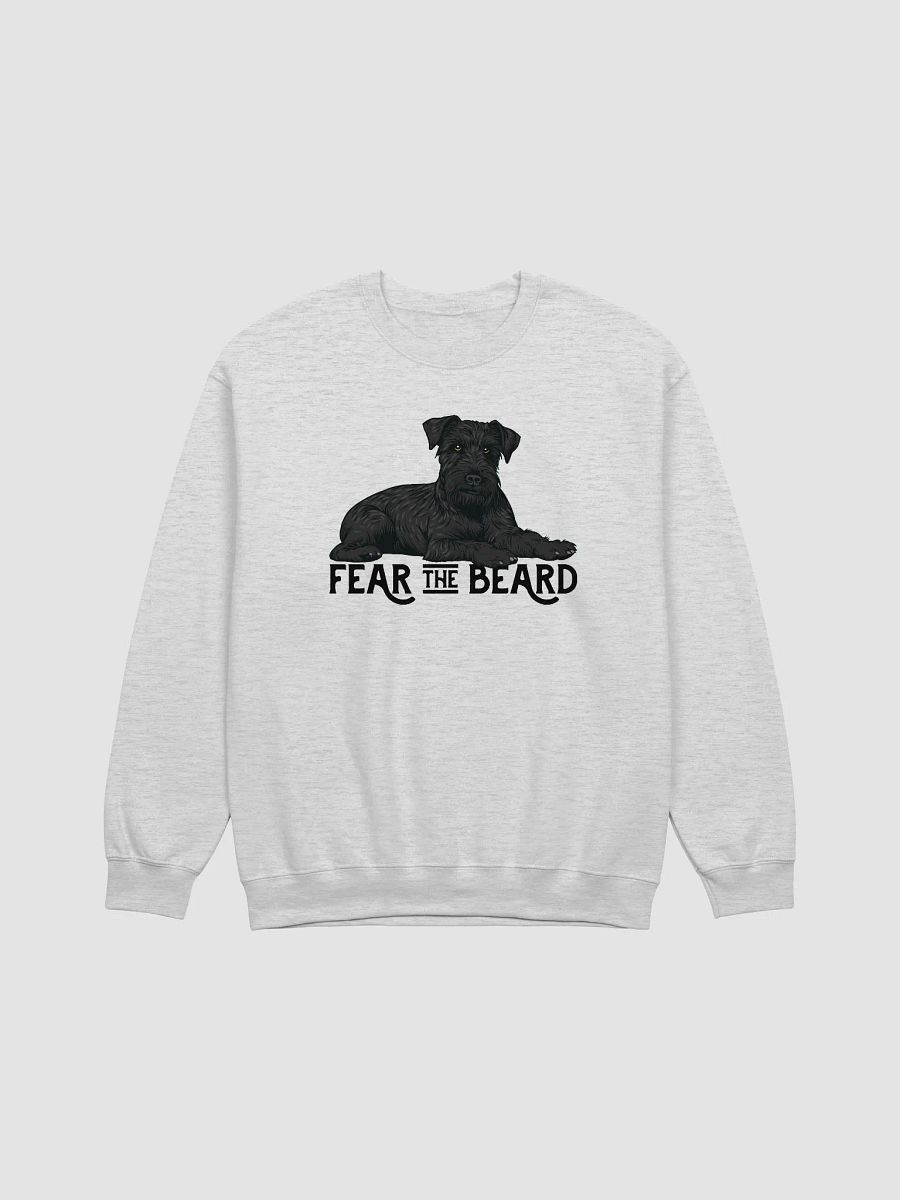 Fear the Beard Sweatshirt of a Schnauzer(Black) | Funny Shirt for Bearded Dog Paw-rents product image (25)