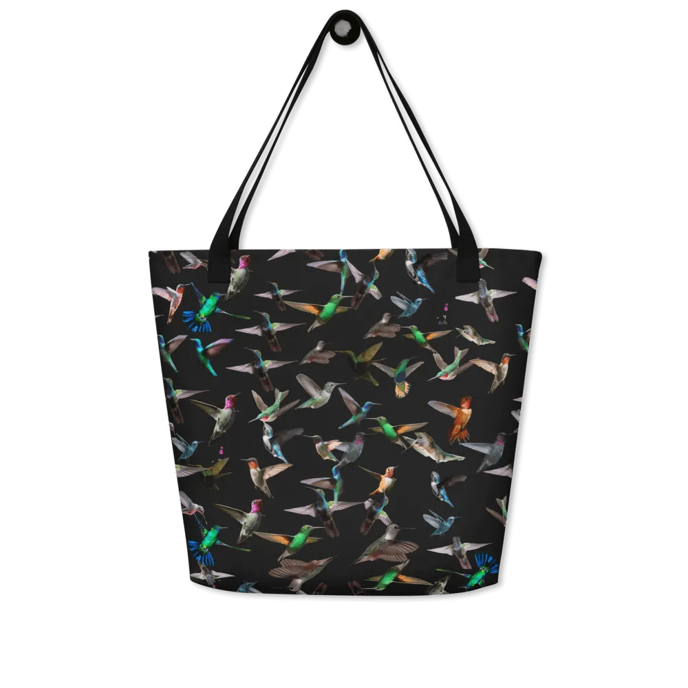 colorful hummingbirds tote for birders friends moms product image (5)