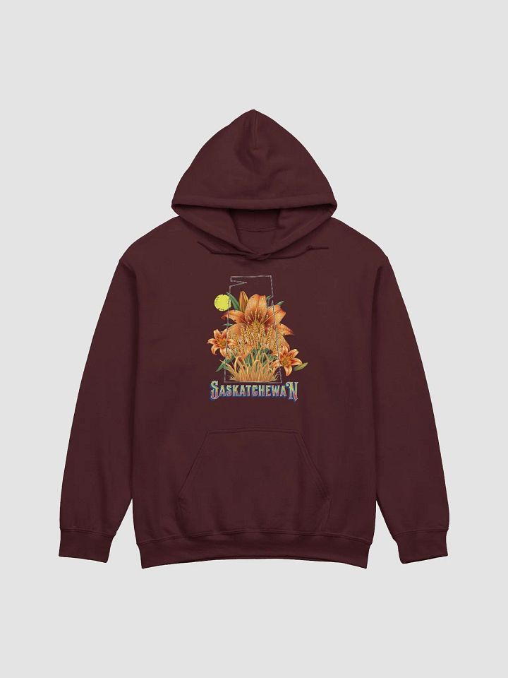 Saskatchewan Province Lily Floral Harmony Hoodie product image (9)