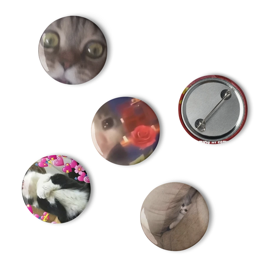 Set of Pin Buttons: Meme Cats 26 product image (6)