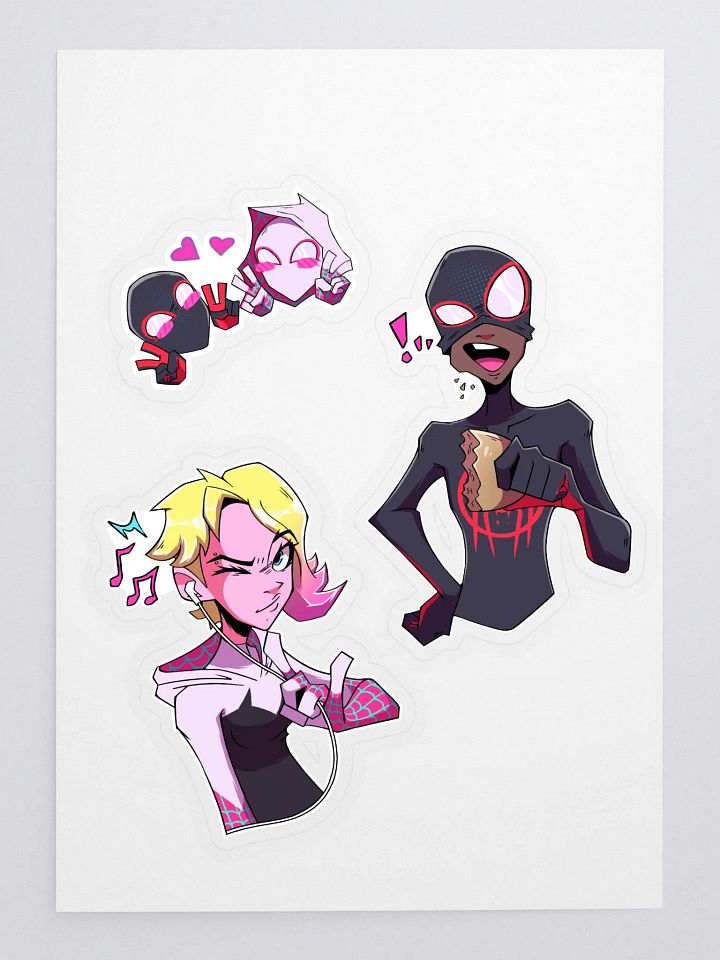 Gwen and Miles Sticker Sheet product image (1)