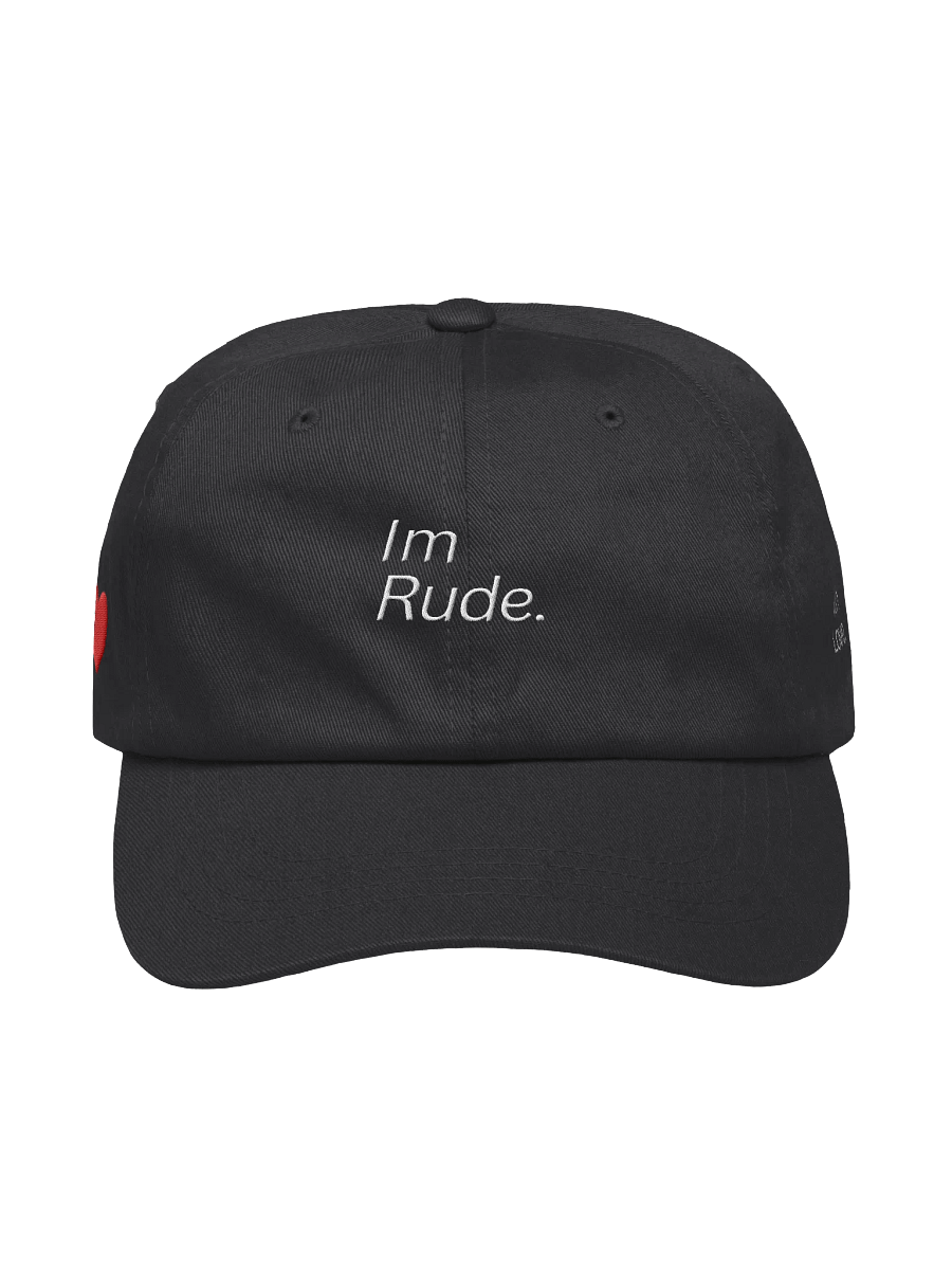 Im Rude Classic Black Dad Hat product image (1)