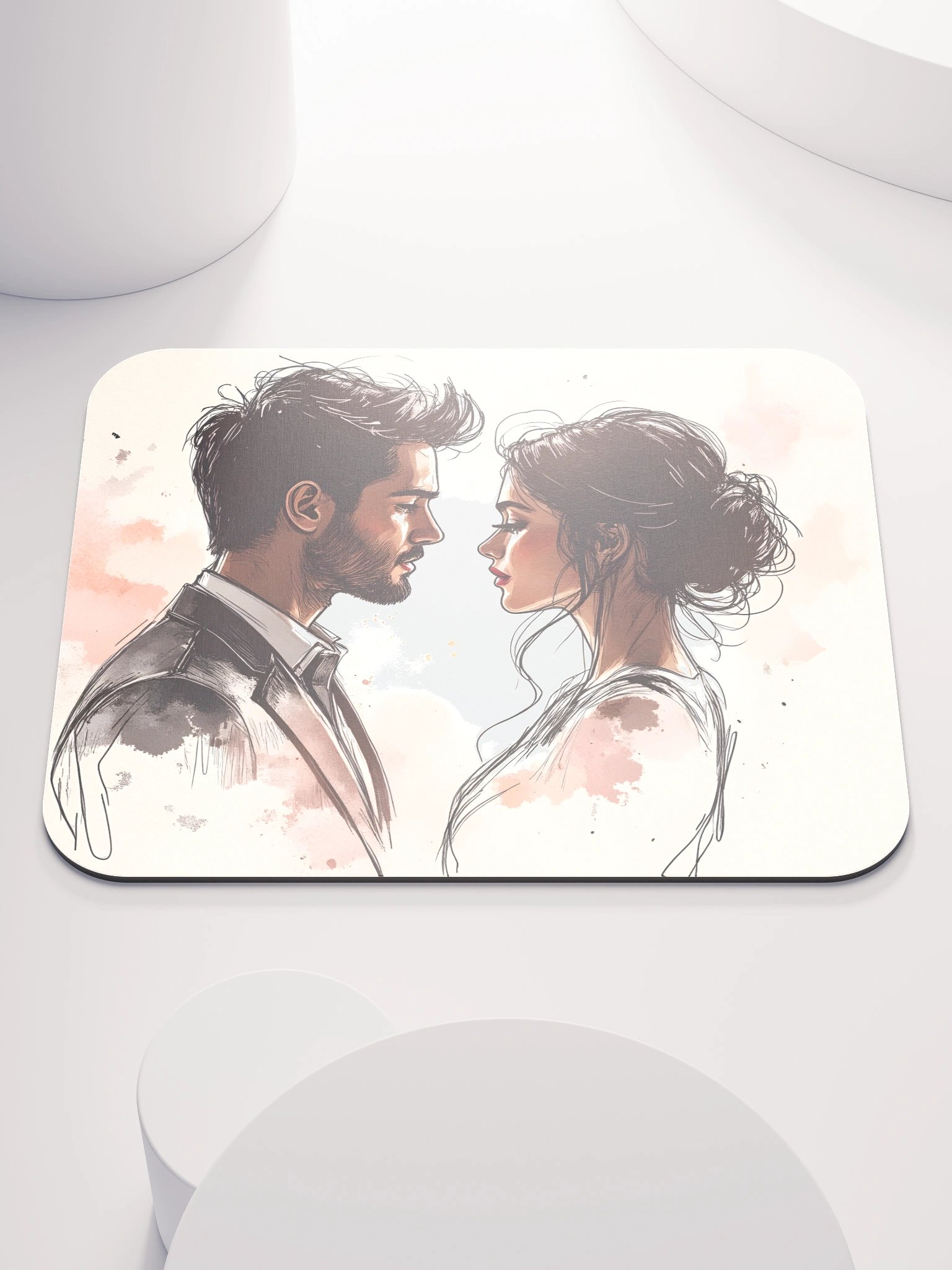 Elegant Encounter Mouse Pad product image (1)