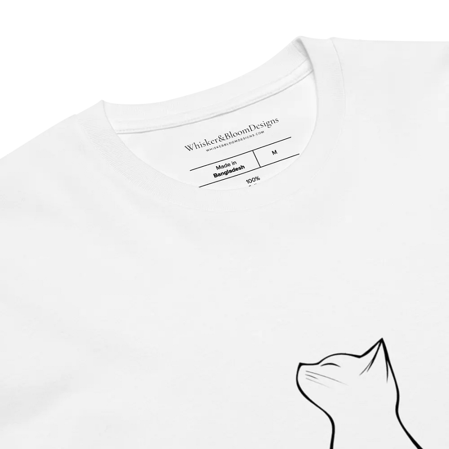 Water Lily Cat Supreme Comfort Crew Neck T-Shirt product image (6)