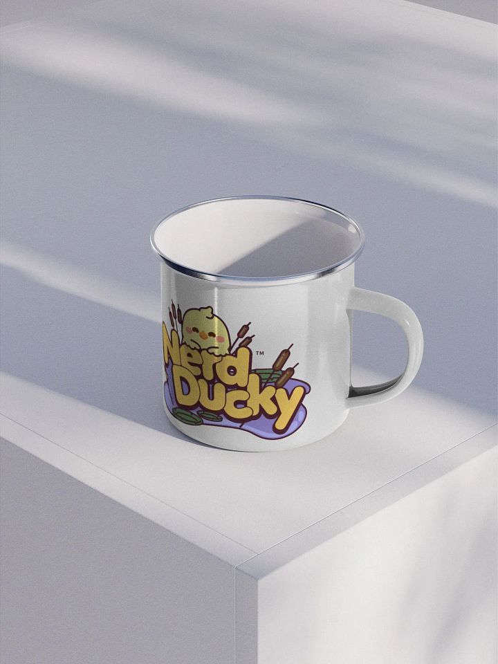 Nerd Ducky Enamel Mug product image (2)