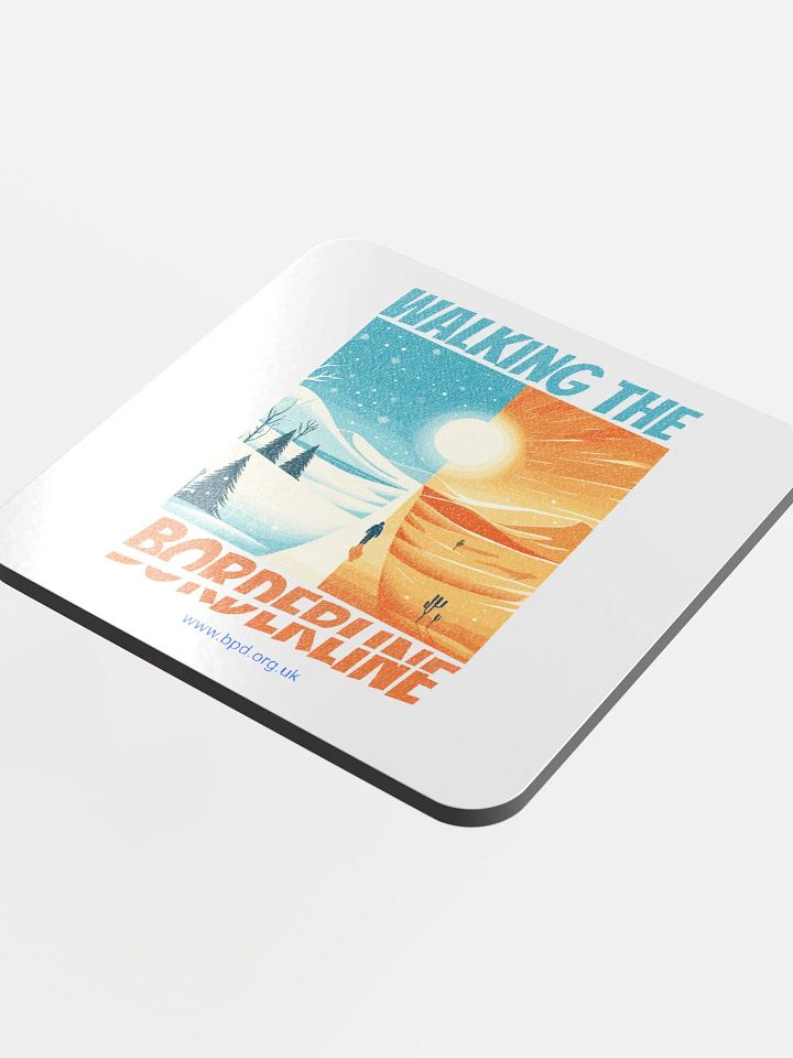 Walking The Borderline: BPD Awareness Coaster product image (1)