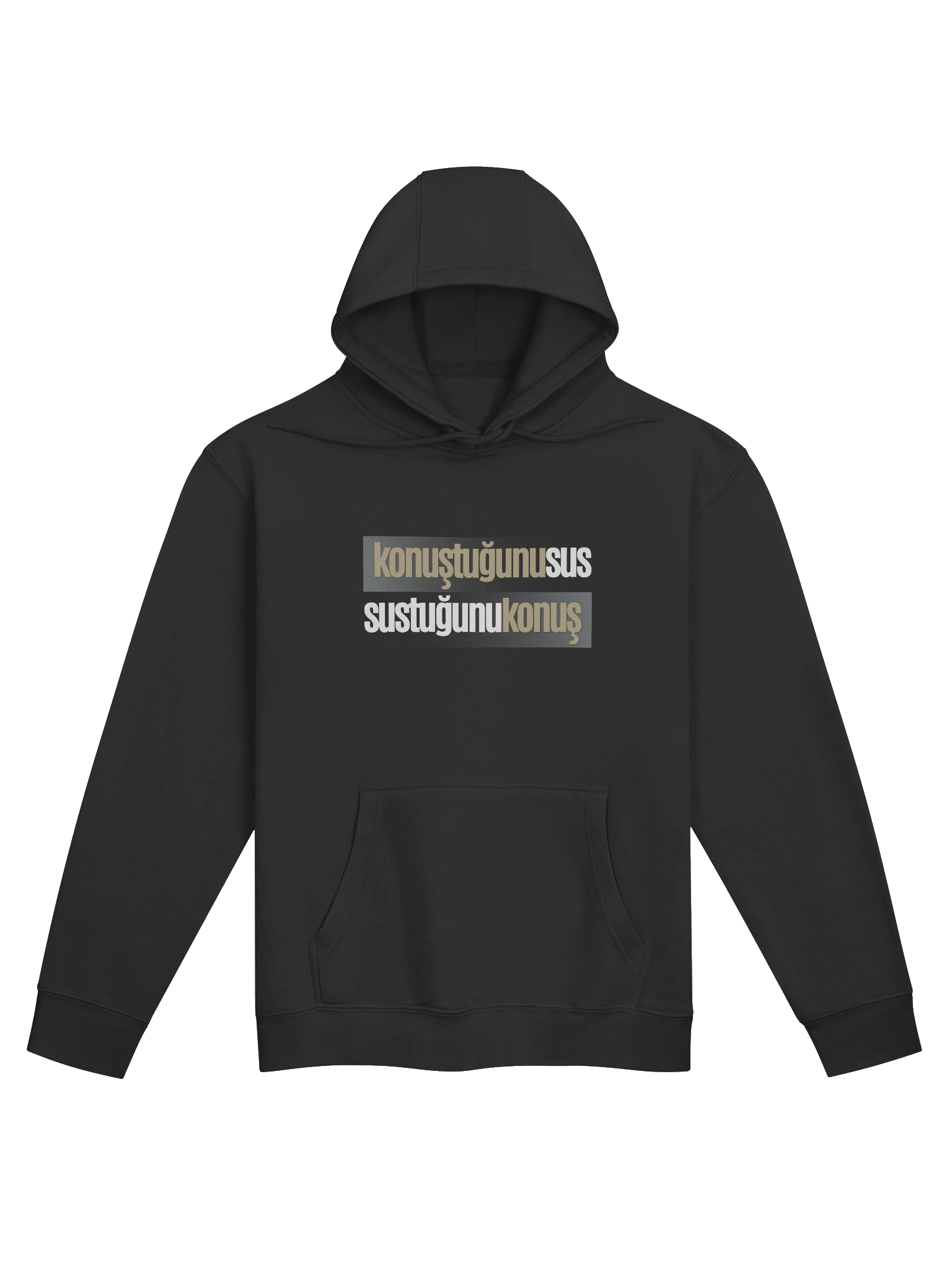 İçsel Disiplin: "Konuştuğunu Sus, Sustuğunu Konuş" Tasarımlı Lane Seven Premium Hoodie | Kapüşonlu product image (2)