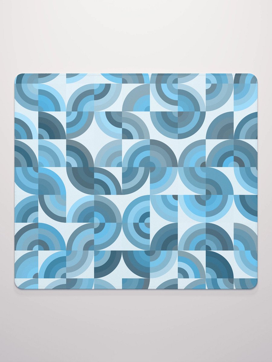 Ethereal Blue Circle Gaming Mouse Pad product image (4)