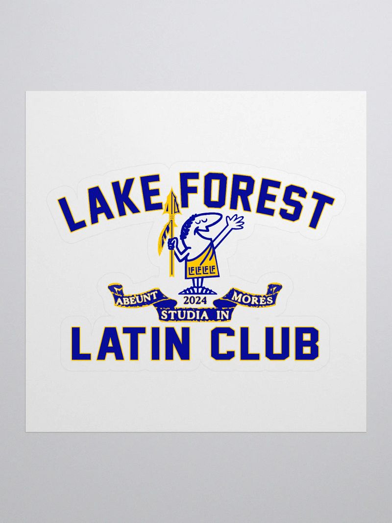 Lake Forest Latin Club Sticker