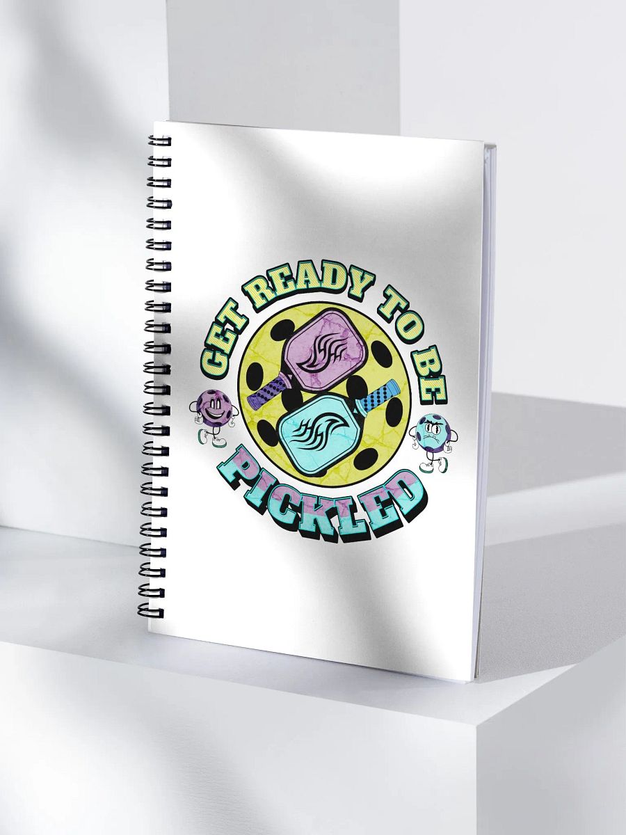 Get Ready To Be Pickled Pickleball Expressive Paddles Spiral Notebook product image (1)