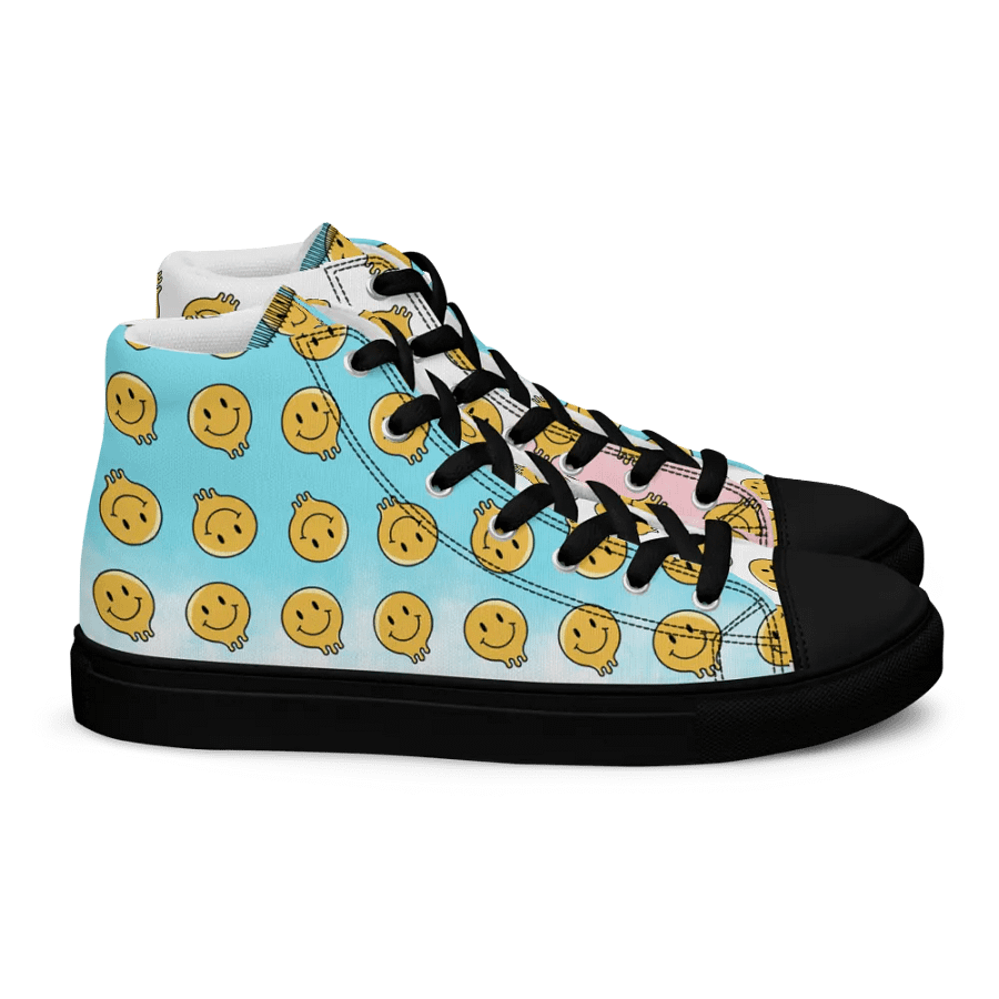 Make me smile - Women's High Top Canvas Shoes product image (2)
