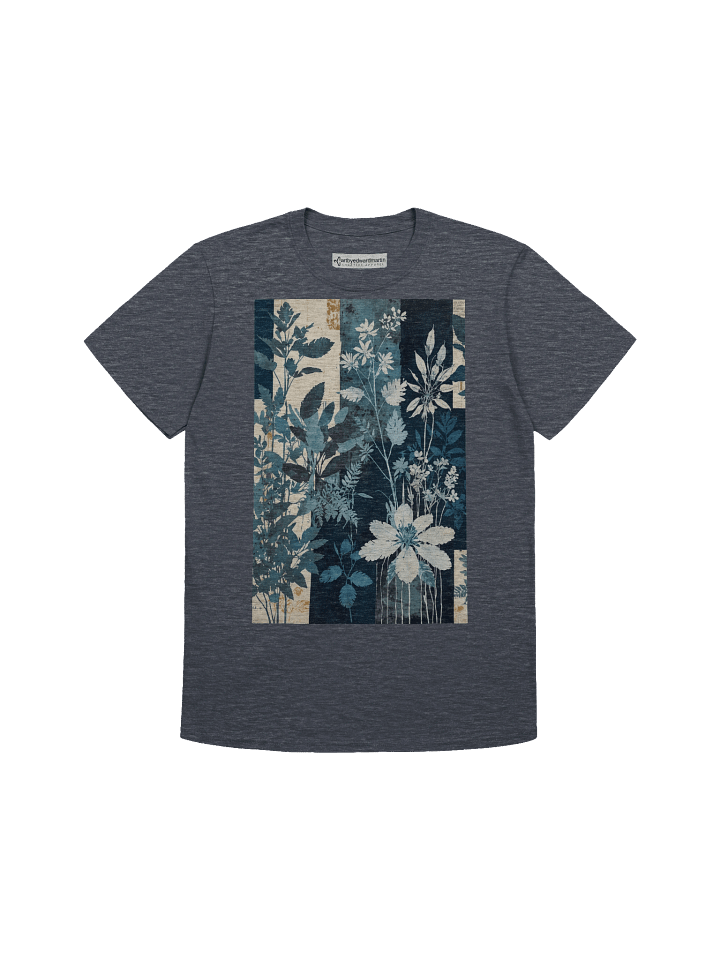 Botanical Cyanotype Design T-Shirt product image (30)