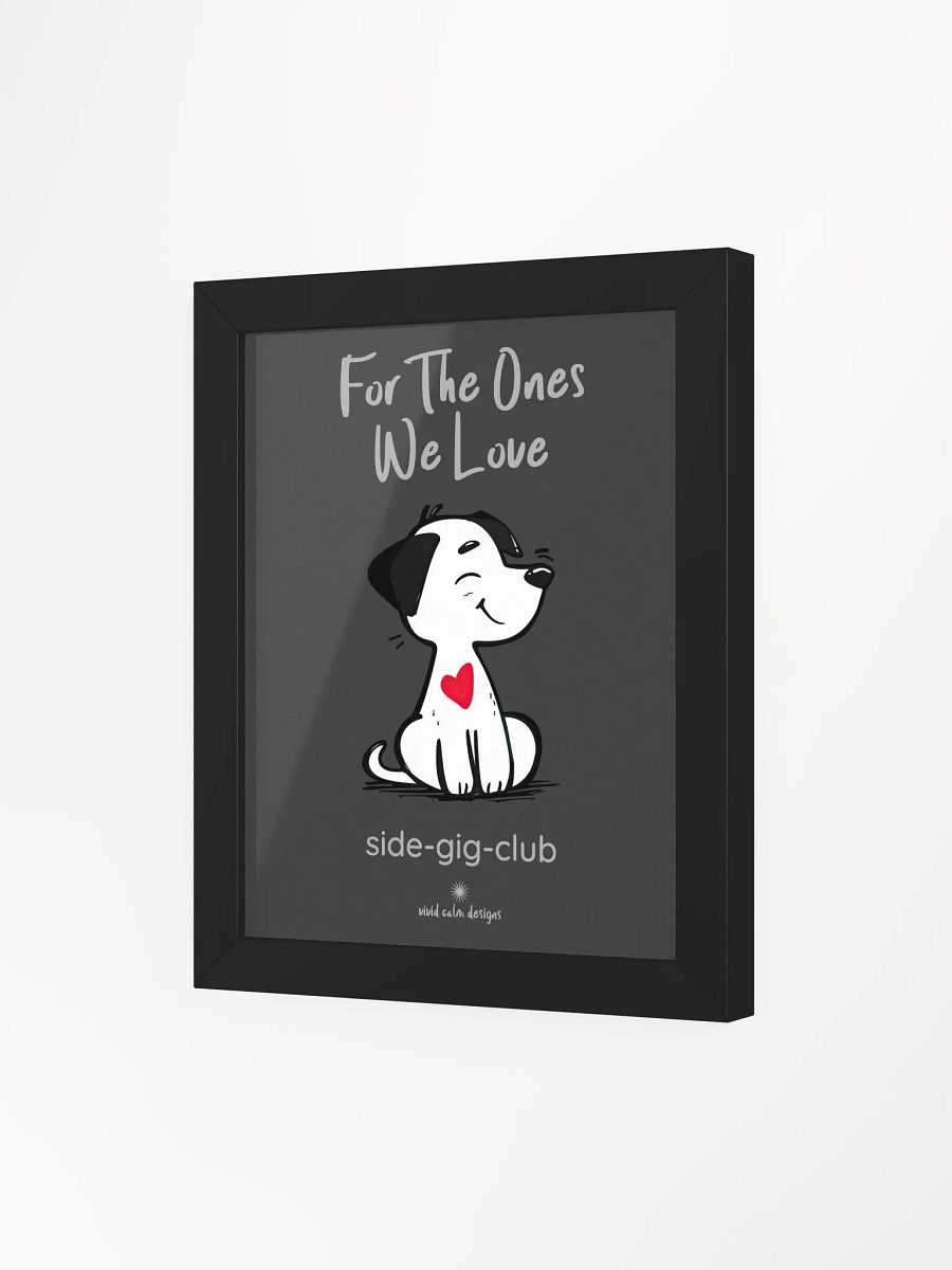 For the Ones We Love: Adorable Puppy Wall Art (Framed) product image (3)