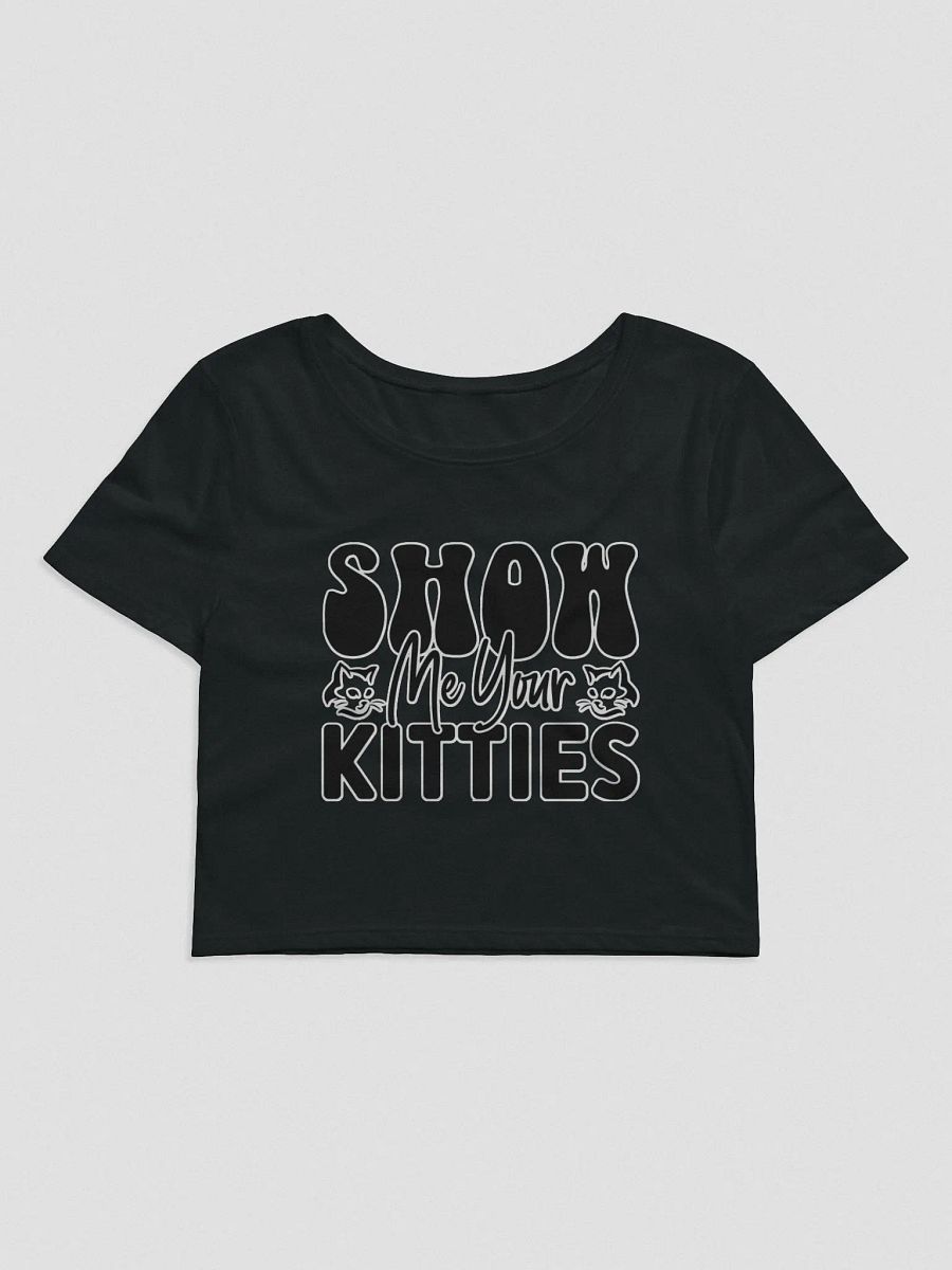 Show Me Your Kitties Crop T-Shirt product image (4)