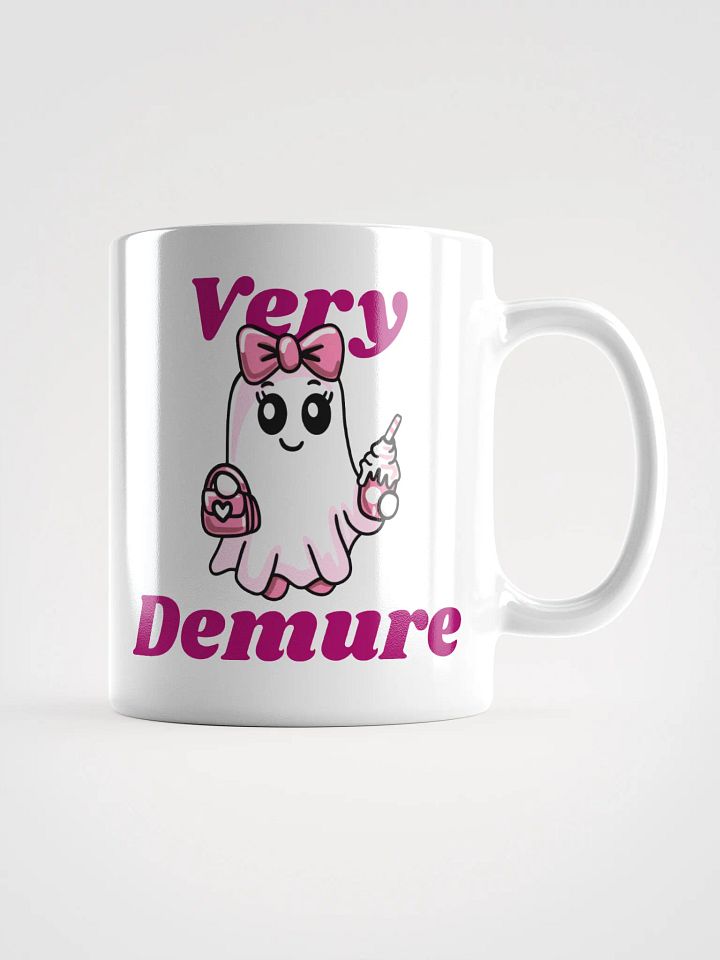Very Demure Cute Ghost Right Hand Heat-resistant Ceramic Mug product image (2)
