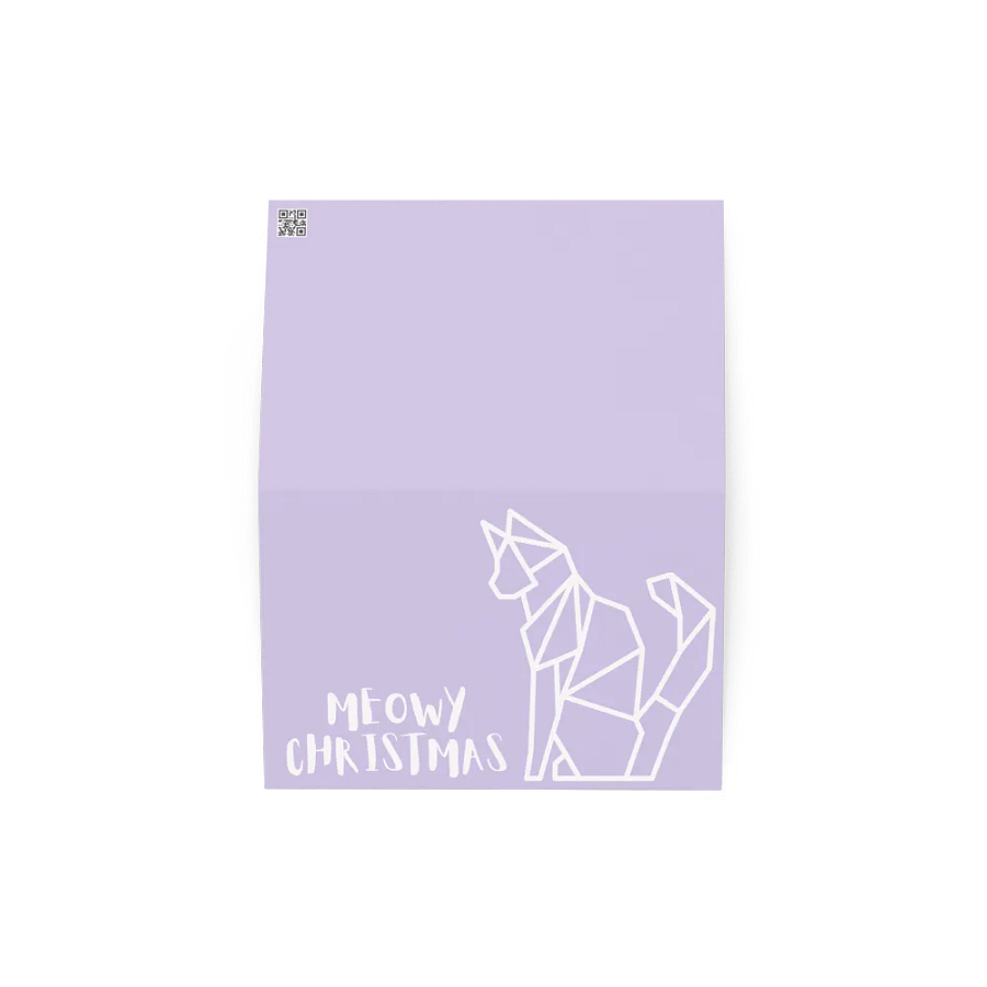Meowy Christmas Cat Greeting Card product image (2)