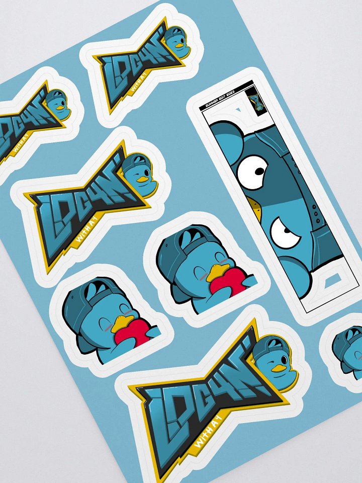 Log4n With A 4 Sticker Sheet product image (2)