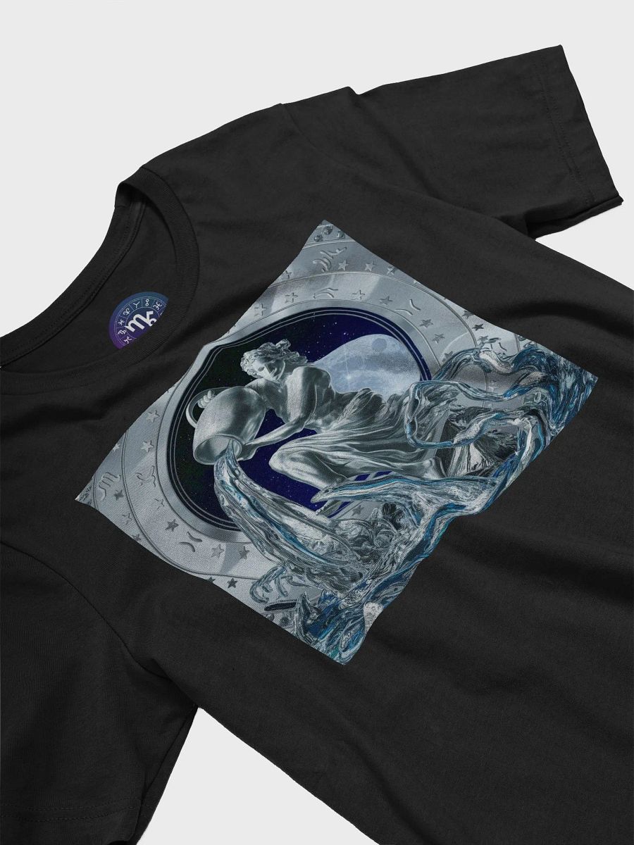 Exclusive Aquarius Zodiac T-Shirt - Unisex Celestial Water Bearer Design product image (5)