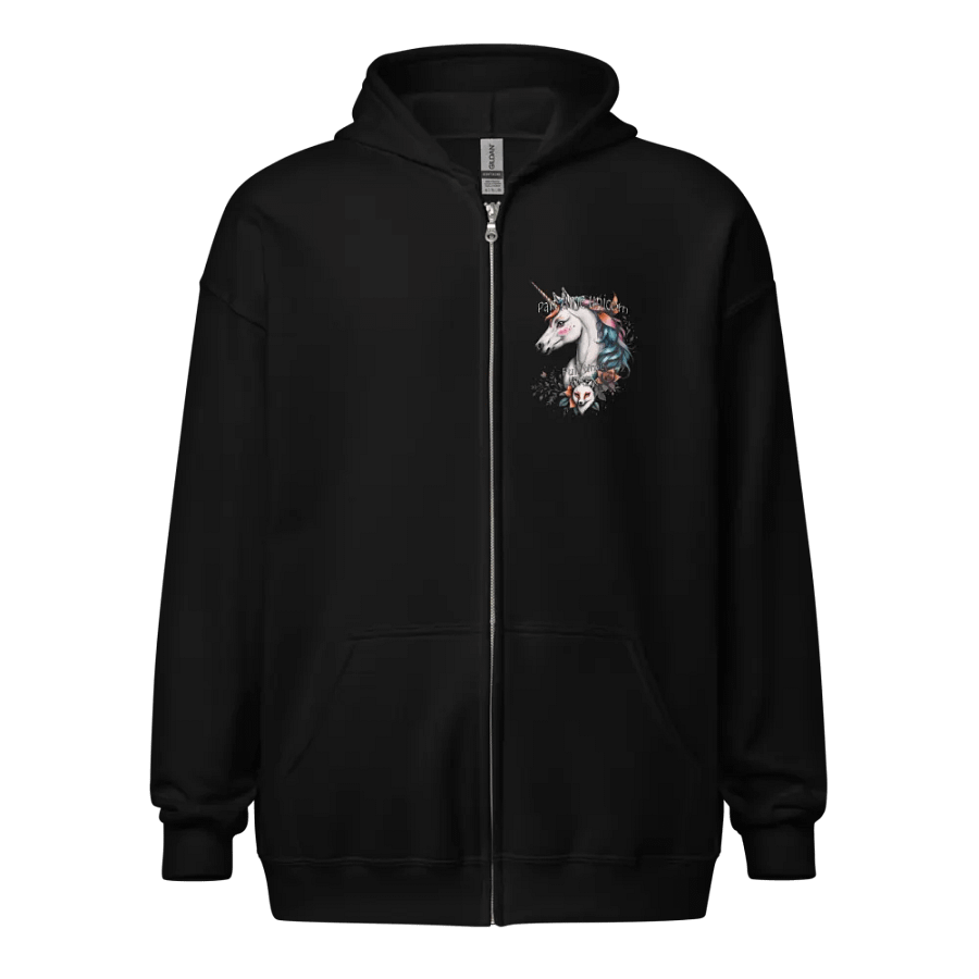 Part-Time Unicorn Full-Time Vixen Zip-up hoodie product image (13)