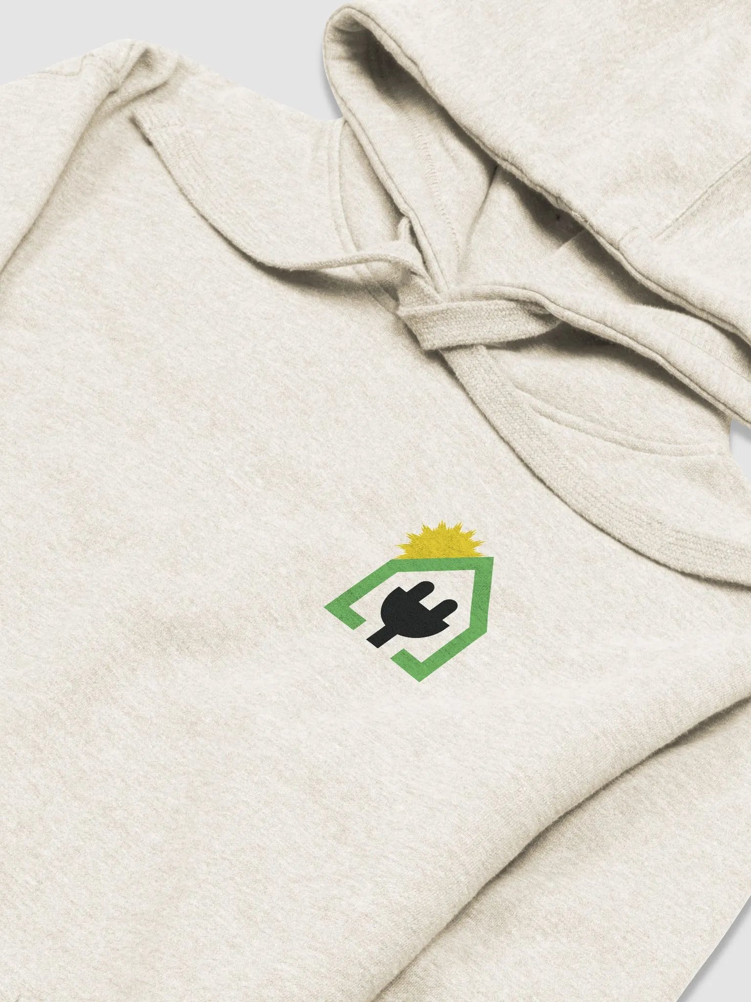 Plug It In Solar High-Quality Plush Hoodie product image (24)