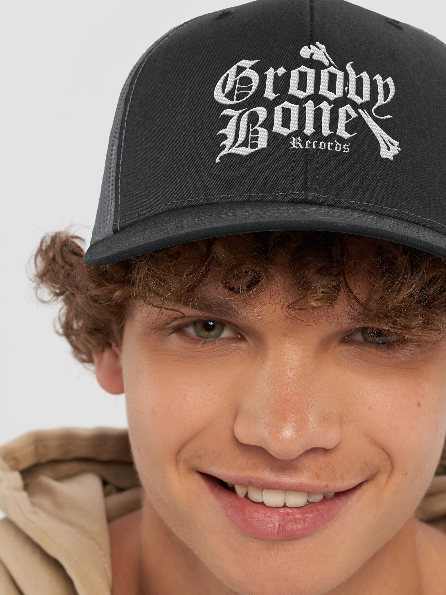 Groovy Bone Gothic AF Trucker Hat product image (8)