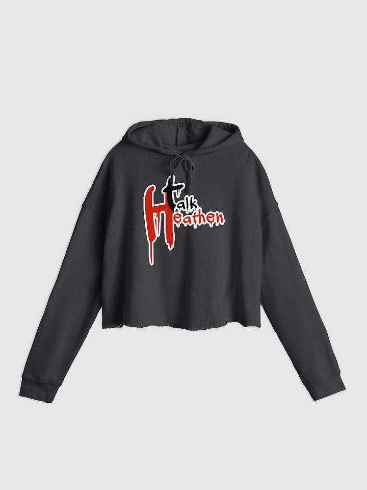 Talk Heathen Crop Hoodie product image (5)