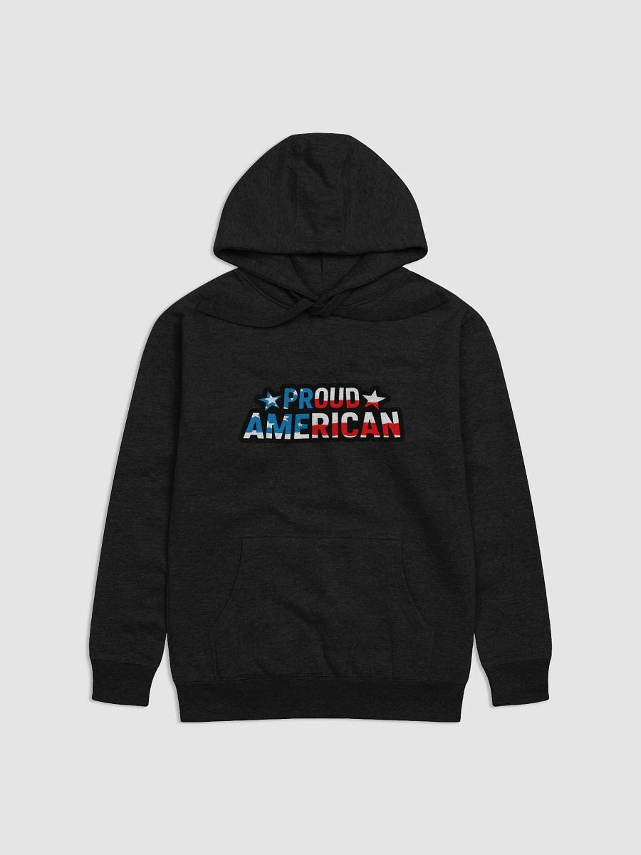 Hoodie: Proud American product image (3)