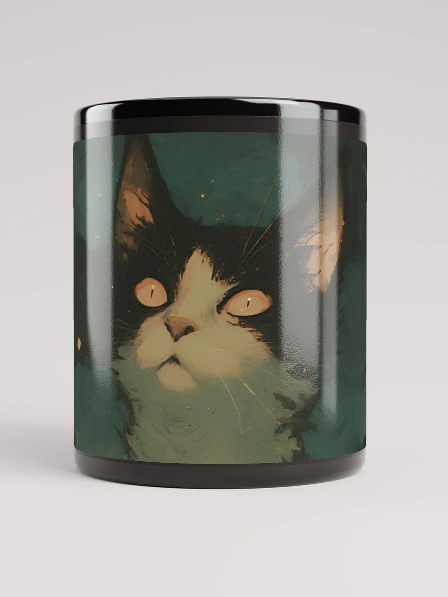 Enigmatic Night Cat Mug product image (1)