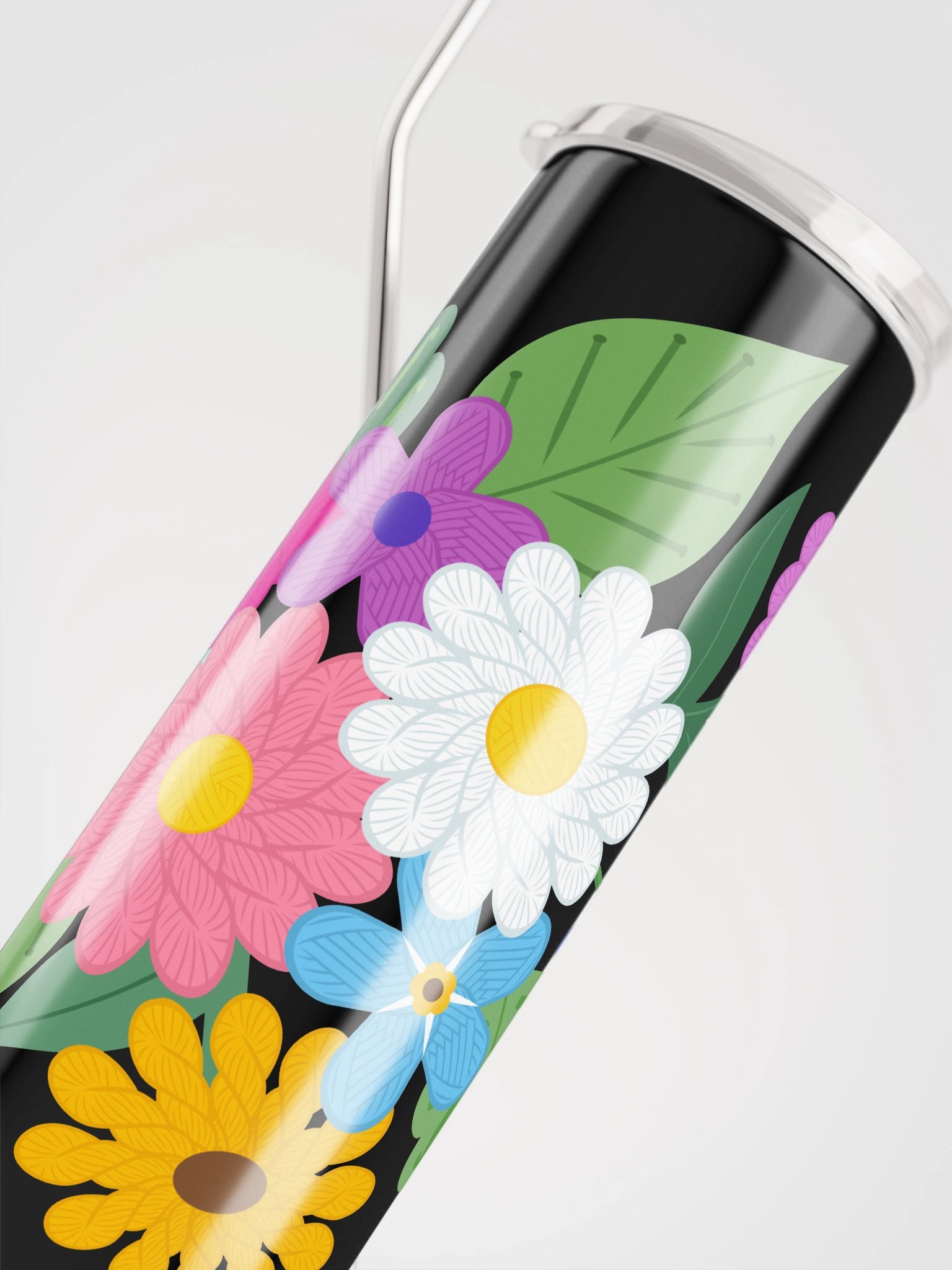 Floral Yarn Stainless Steel Tumbler product image (4)