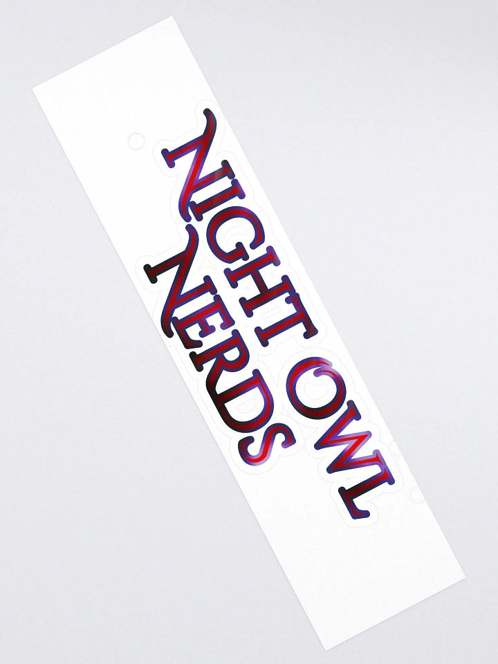 Night Owl Nerds Text Sticker product image (2)
