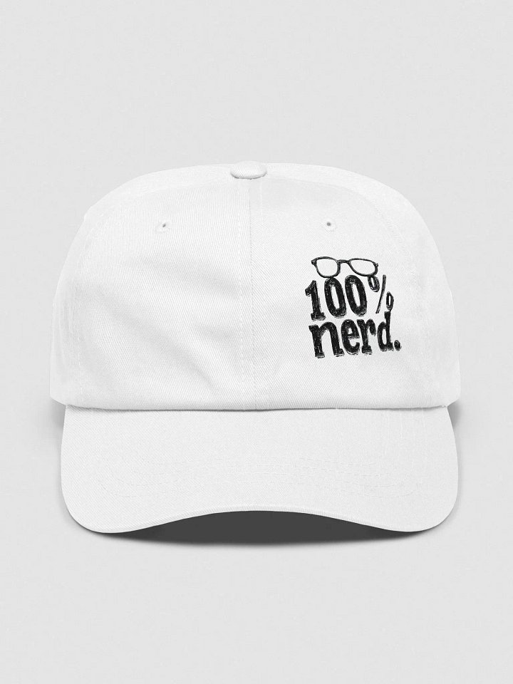 "100% Nerd." Hat product image (1)