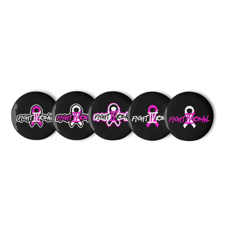 Breast Cancer Awareness Pins Set of 5 product image (1)