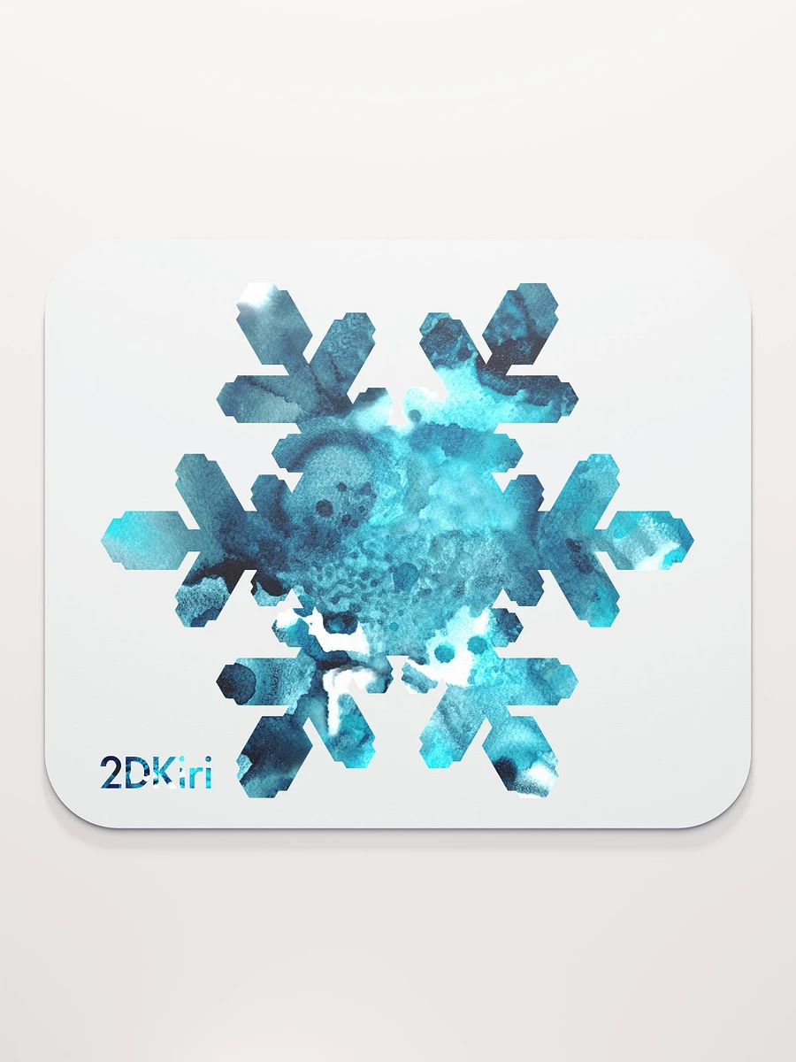 Blue Snowflake Mousepad product image (2)