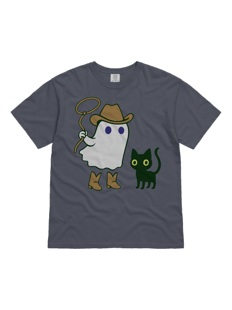 Spooky Cowboy Ghost and Cat T-Shirt product image (41)
