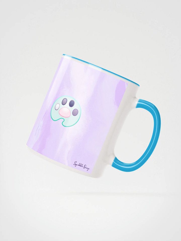 Squibble Design Paw Logo Purple Marbled Mug product image (3)