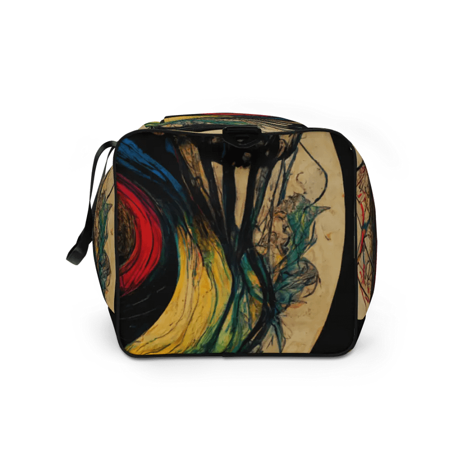 Vibrant Yin-Yang Swirl All-Over Duffle Bag product image (9)