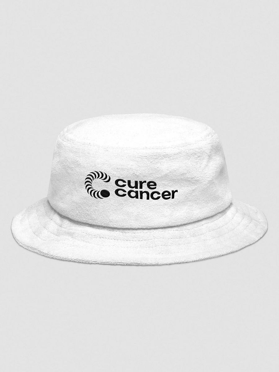 Cure Cancer | Terry Cloth Bucket Hat - White product image (1)