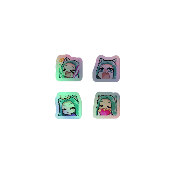 Emotionally Holographic Sticker Set B product image (1)