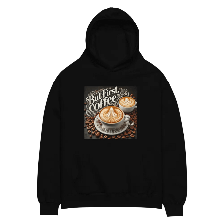 Latte Art Lover's Oversized Hoodie product image (2)