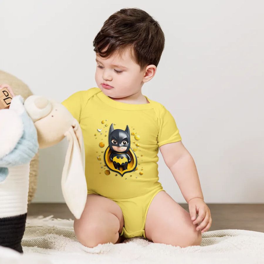 Batman Baby Short Sleeve One Piece product image (1)