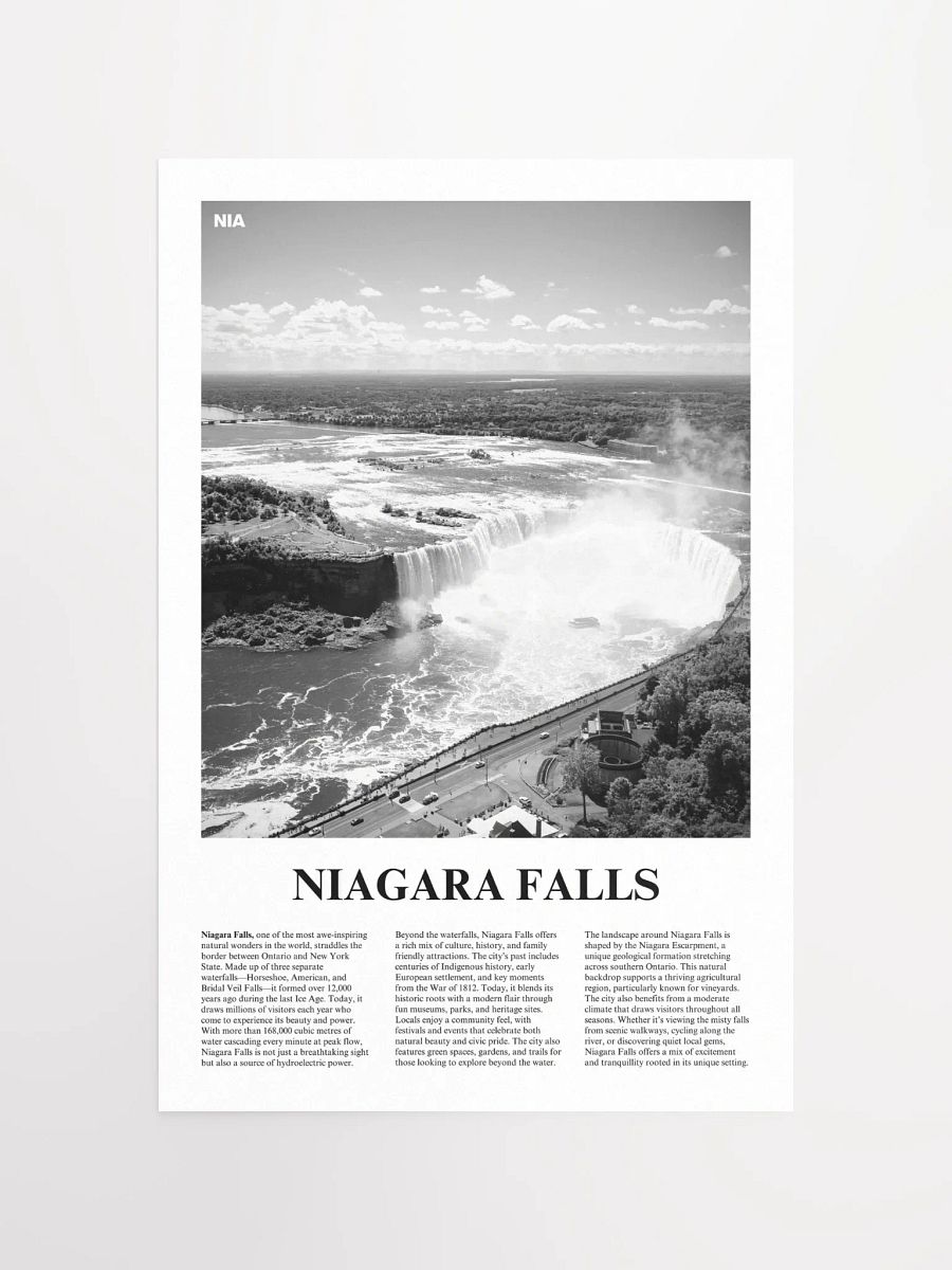 Niagara Falls 02 Newspaper Poster product image (5)