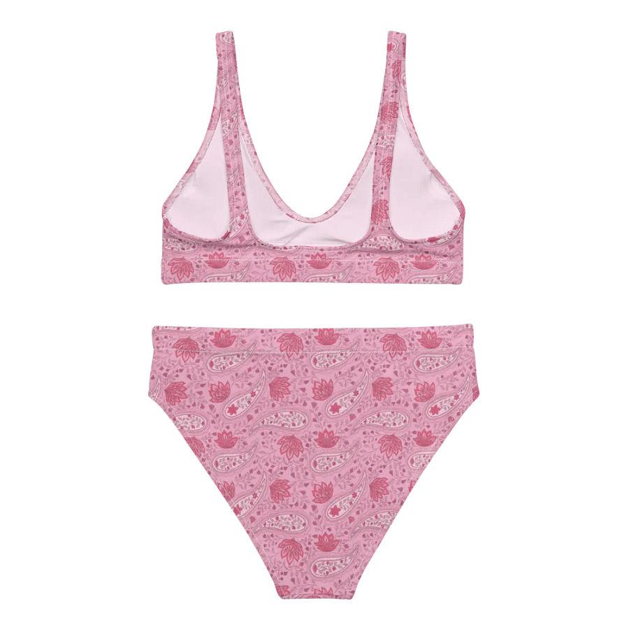 Rosewater Paisley | Recycled High Waisted Bikini product image (6)