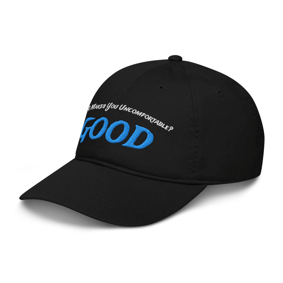 Hands Off DEIA, Makes you uncomfortable (words only,) Embroidered Dad Hat product image (6)