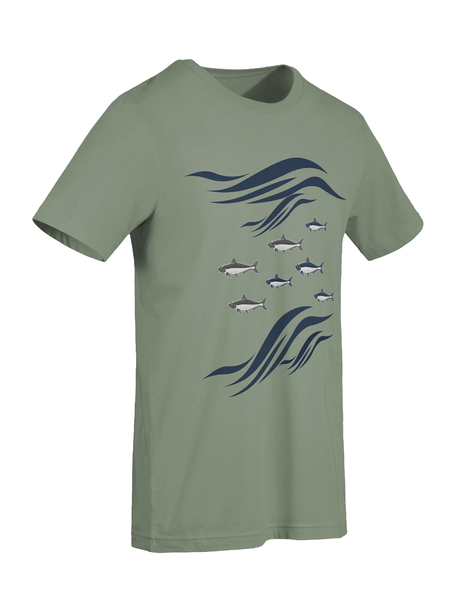 Sardines In Waves Supersoft Lightweight T-Shirt product image (9)