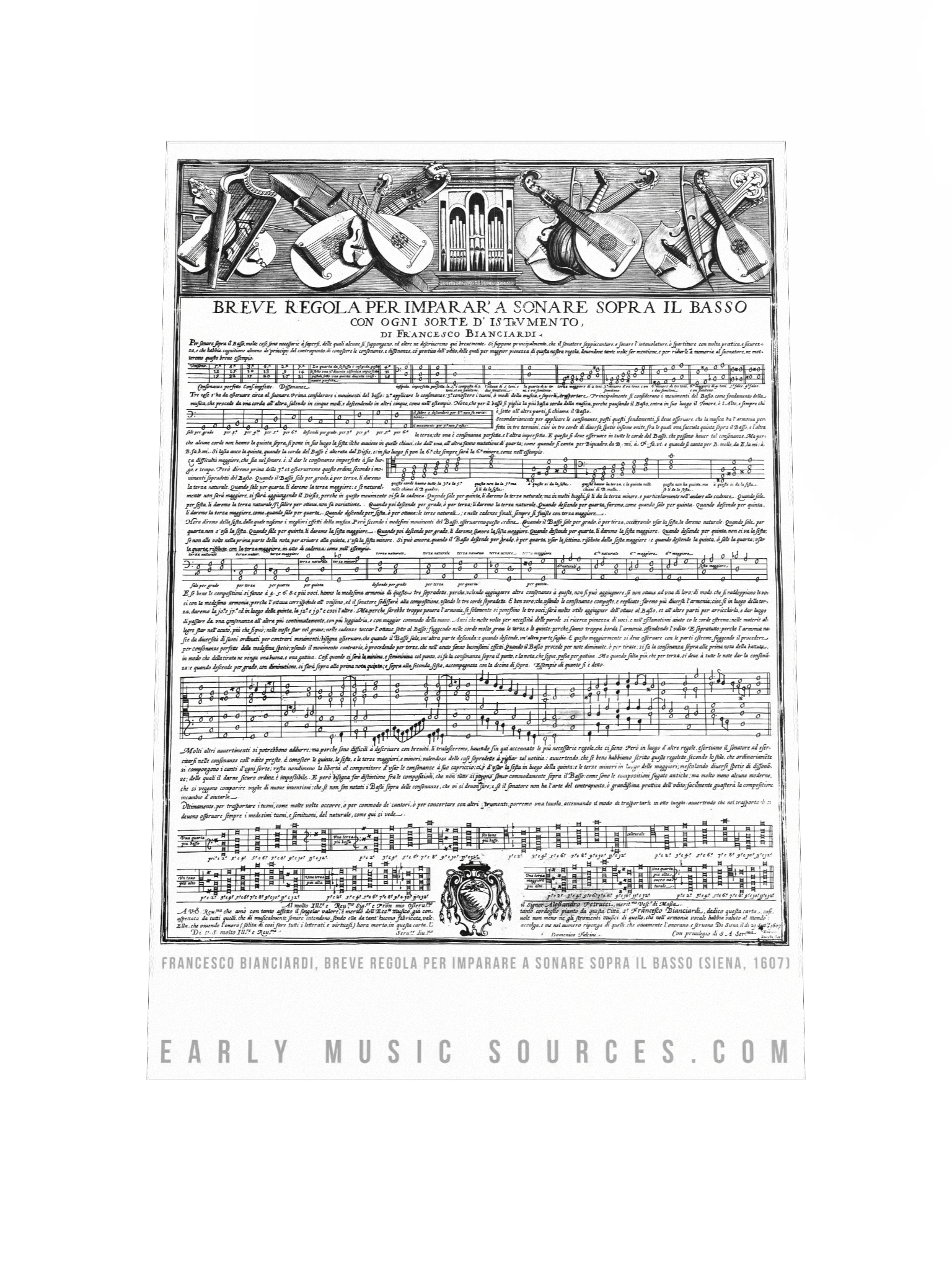 Breve Regola per imparare a sonare sopra il Basso product image (1)