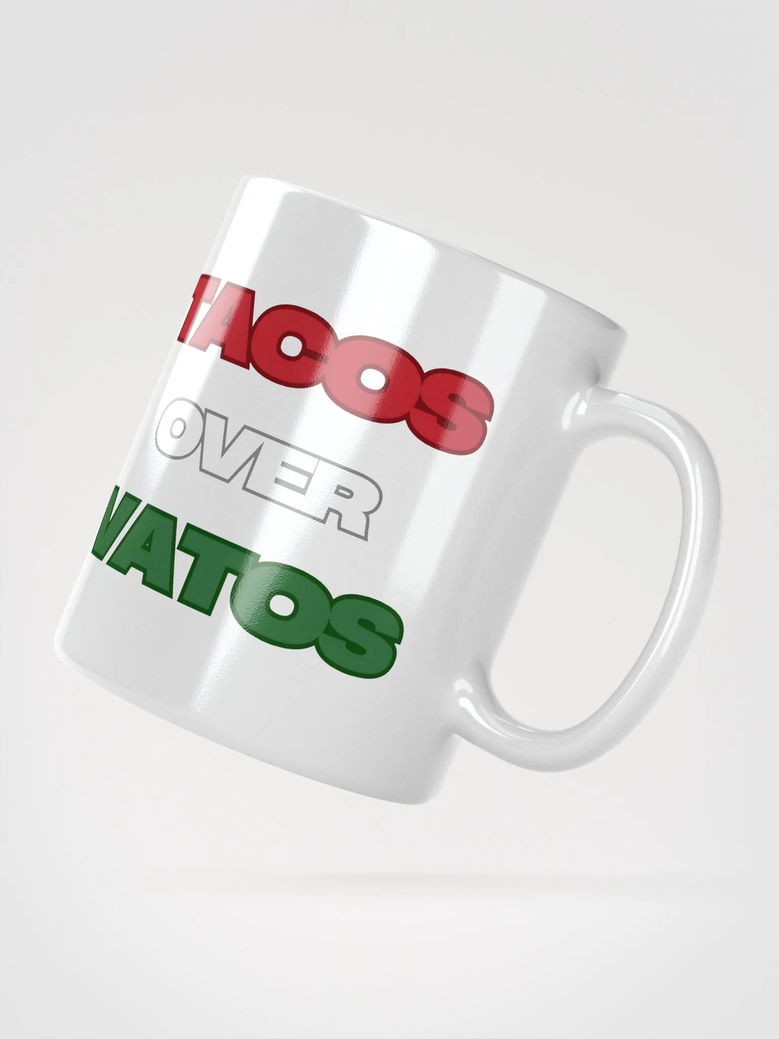 TACOS OVER VATOS white Mug product image (6)