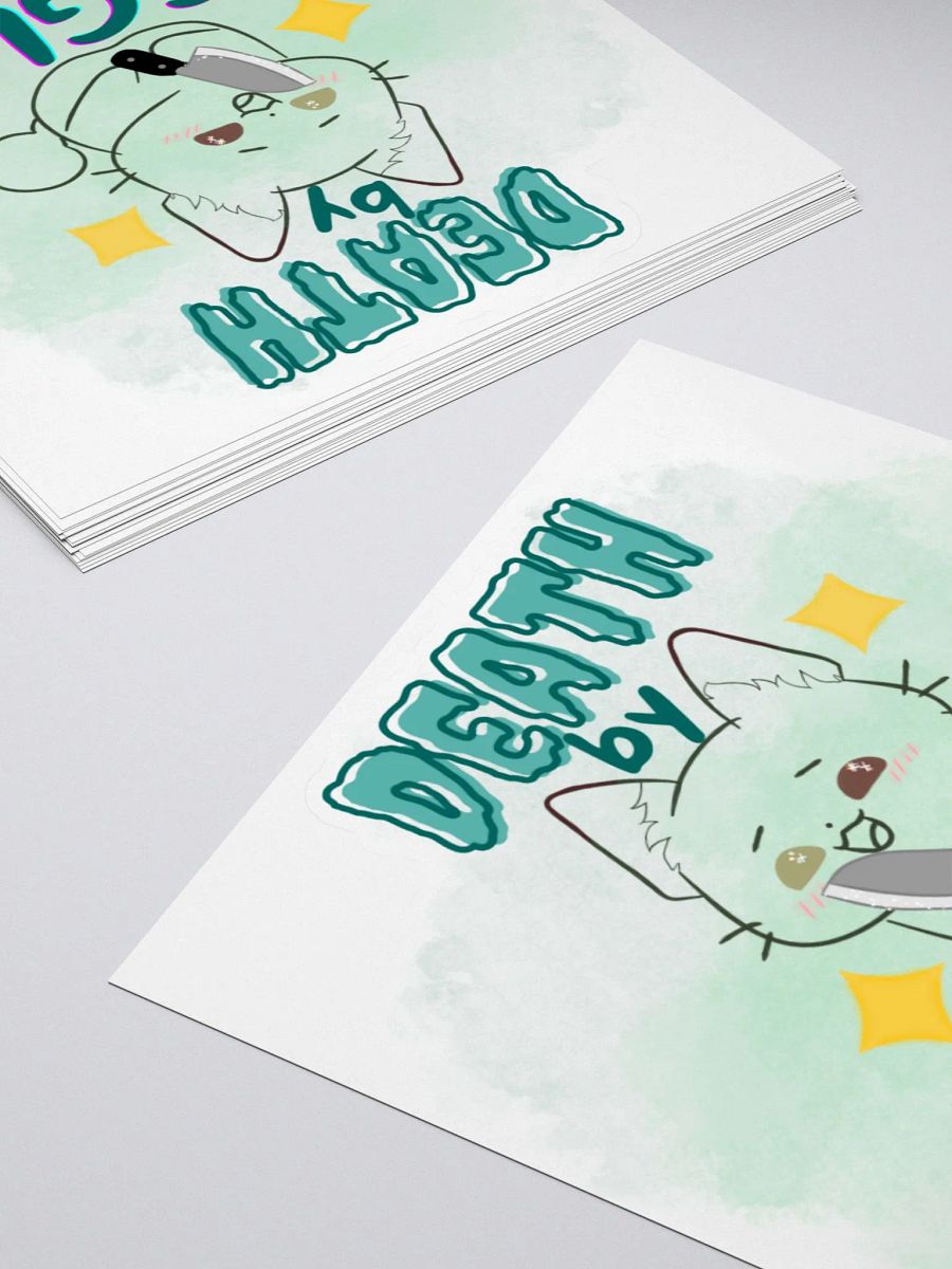 Death by Giggles Kiss Cut Stickers product image (4)
